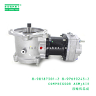 8-98187301-2 8-97619243-2 Air Compressor Assembly 8981873012 8976192432 For ISUZU FVM FTR 6HK1
