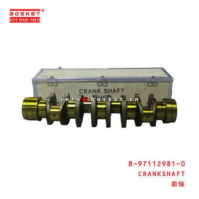 8-97112981-0 Engine Crankshaft 8971129810 For ISUZU NKR NPR 4HG1 4HF1