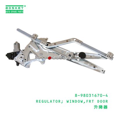 8-98031670-4 REGULATOR; WINDOW,FRT DOOR suitable for ISUZU NNR NPR 8980316704