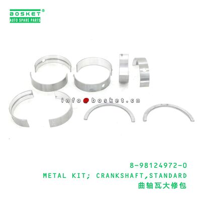 8-98124972-0 METAL KIT; CRANKSHAFT,STANDARD suitable for ISUZU  8981249720