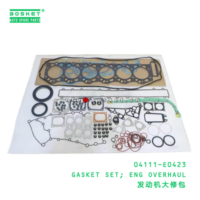 04111-E0423 GASKET SET; ENG OVERHAUL suitable for HINO HINO 700 E13C 04111-E0423