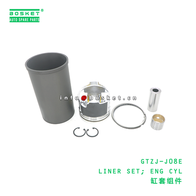 GTZJ-J08E ABA Liner Set Engine Cylinder Liner for HINO 500 J05E J08E with 3 Months Warranty