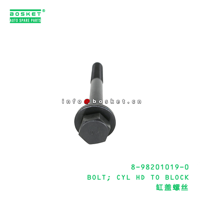 8-98201019-0 BOLT; CYL HD TO BLOCK suitable for ISUZU  4JJ1 4JH1 8982010190