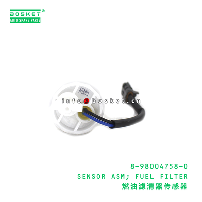 8-98004758-0 SENSOR ASM; FUEL FILTER suitable for ISUZU 8980047580