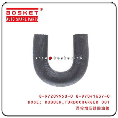 8972099500 8970416370 Turbocharger Out Rubber Hose For ISUZU NPR75 4HK1