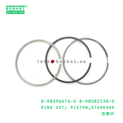 8-98096676-0 8-98082538-0 Standard Piston Ring Set 8980966760 8980825380 For ISUZU TFUC 4JJ1-T 4JK1-T