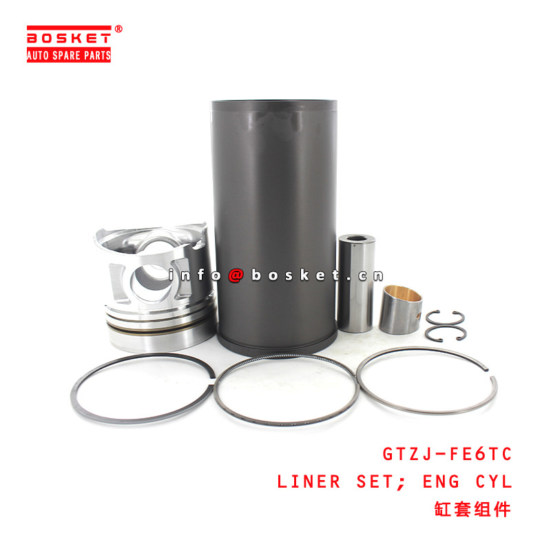 GTZJ-FE6TC Engine Cylinder Liner Set  For ISUZU UD-NISSAN FE6TC -24V