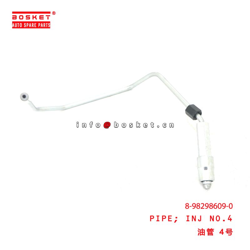 8-98298609-0 Injection NO.4 PIPE  for ISUZU  4HK1 8982986090