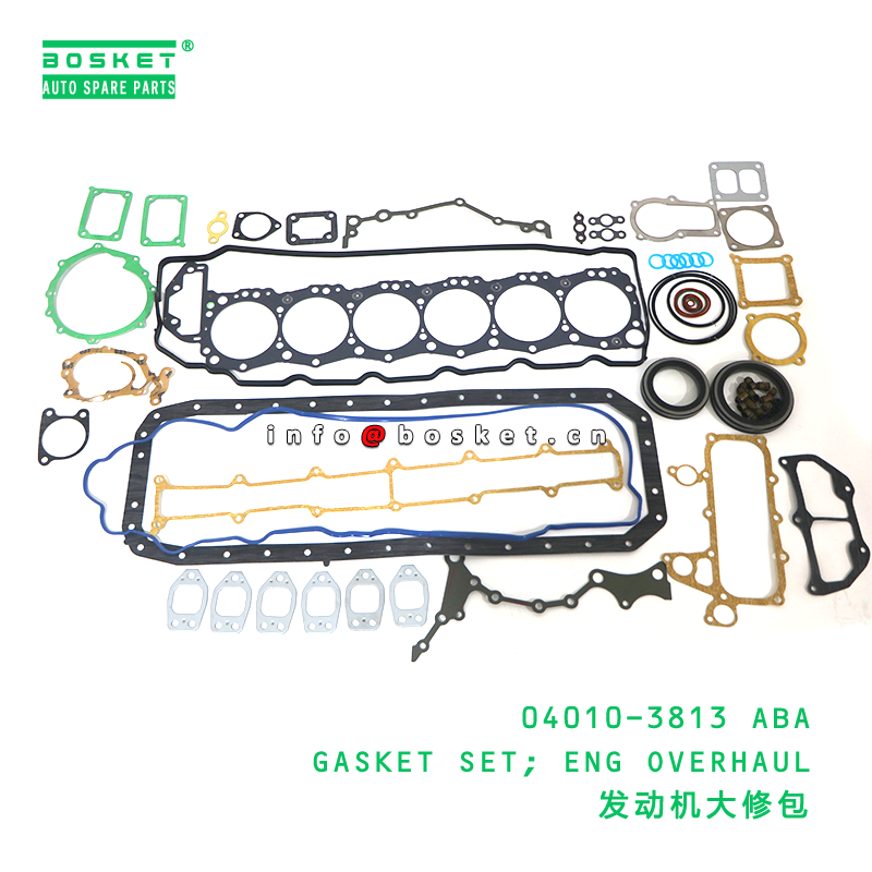 04010-3813 ABA GASKET SET; ENG OVERHAUL suitable for HINO HINO 500 J08E 04010-3813