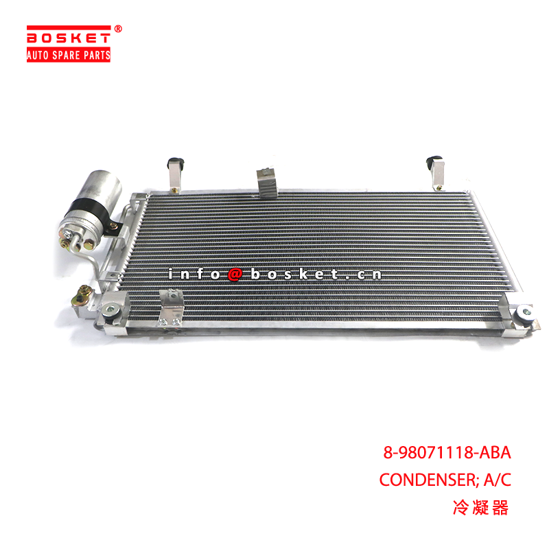 8-98071118-ABA CONDENSER; A/C suitable for ISUZU D-MAX 8980711180
