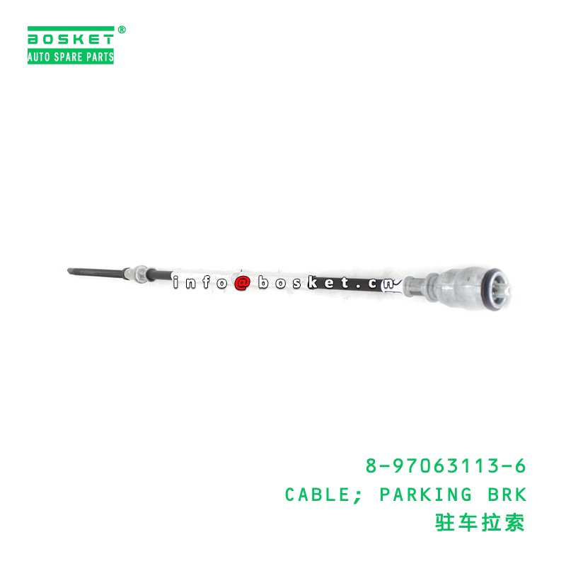 8-97063113-6 CABLE; PARKING BRK suitable for ISUZU 8970631136