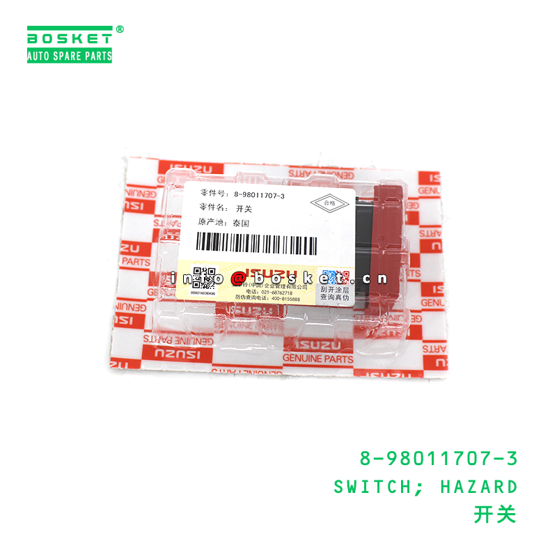 8-98011707-3 SWITCH; HAZARD suitable for ISUZU 8980117073