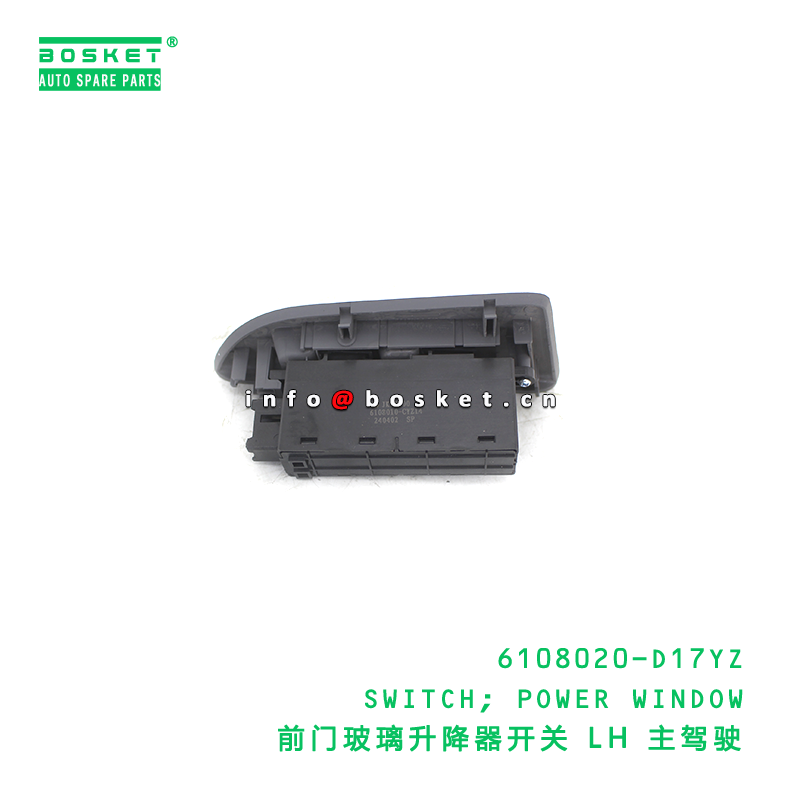 6108020-D17YZ SWITCH; POWER WINDOW suitable for ISUZU VC46 4HK1 6UZ1 6108020D17YZ