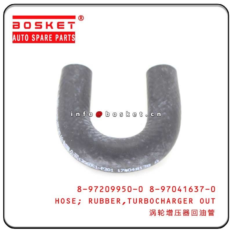 8972099500 8970416370 Turbocharger Out Rubber Hose For ISUZU NPR75 4HK1