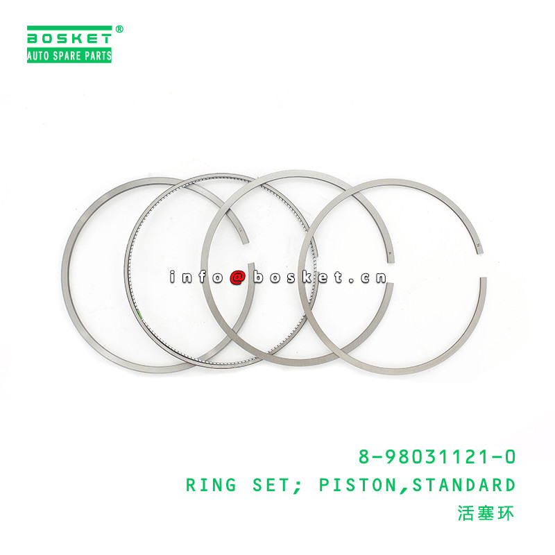 8-98031121-0 Standard Piston Ring Set 8980311210 Suitable for ISUZU NPR 4HE1