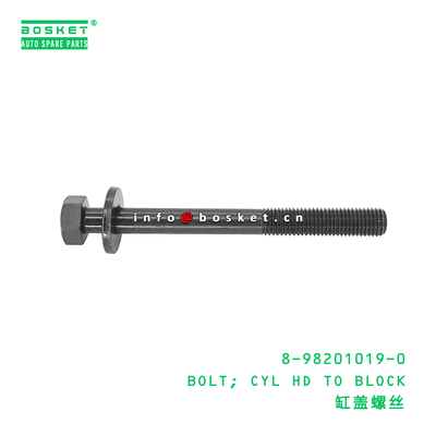8-98201019-0 БОЛТ; CYL HD TO BLOCK подходит для ISUZU 4JJ1 4JH1 8982010190